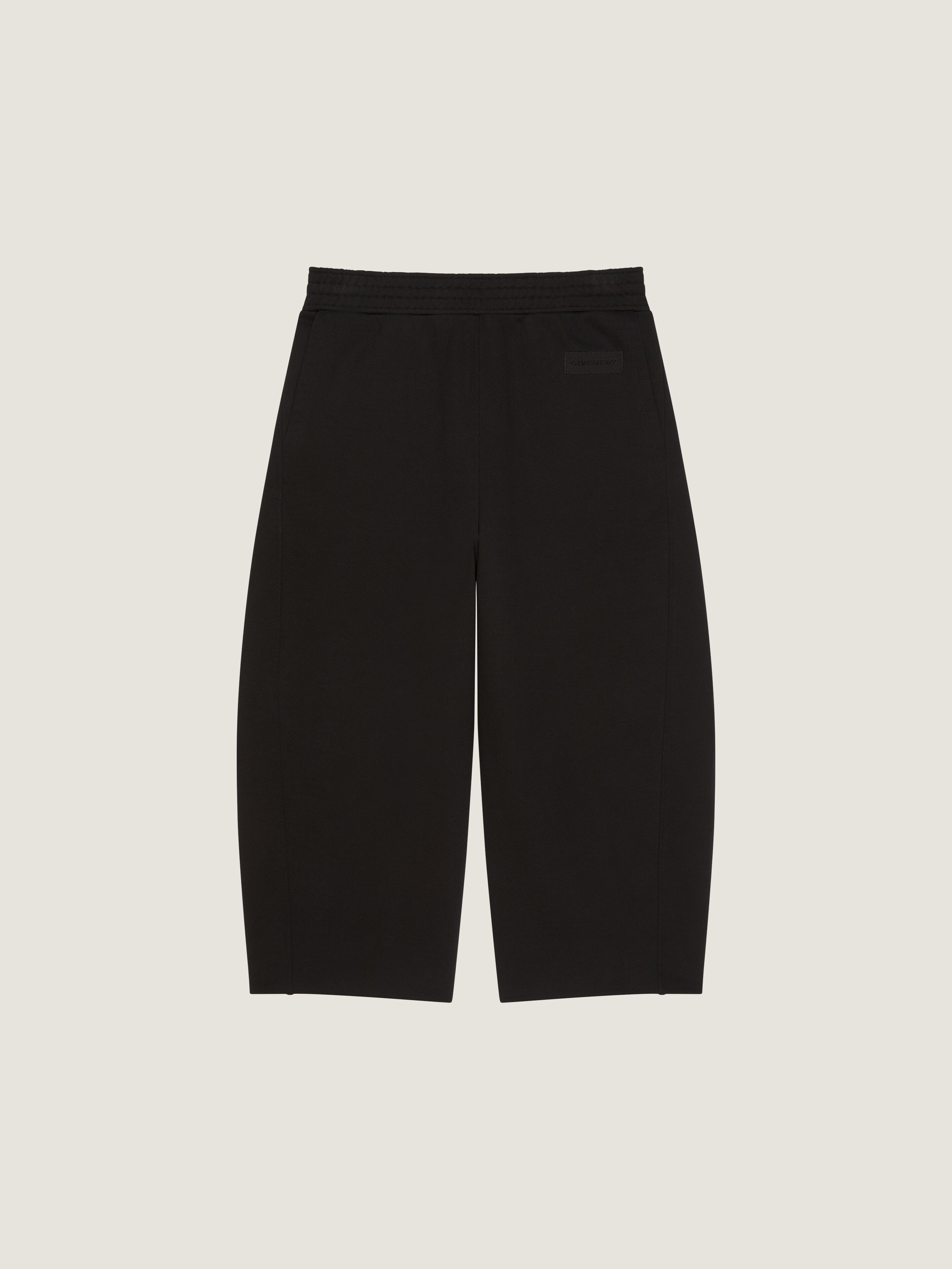 Cropped Cocoon joggers in fleece with GIVENCHY patch